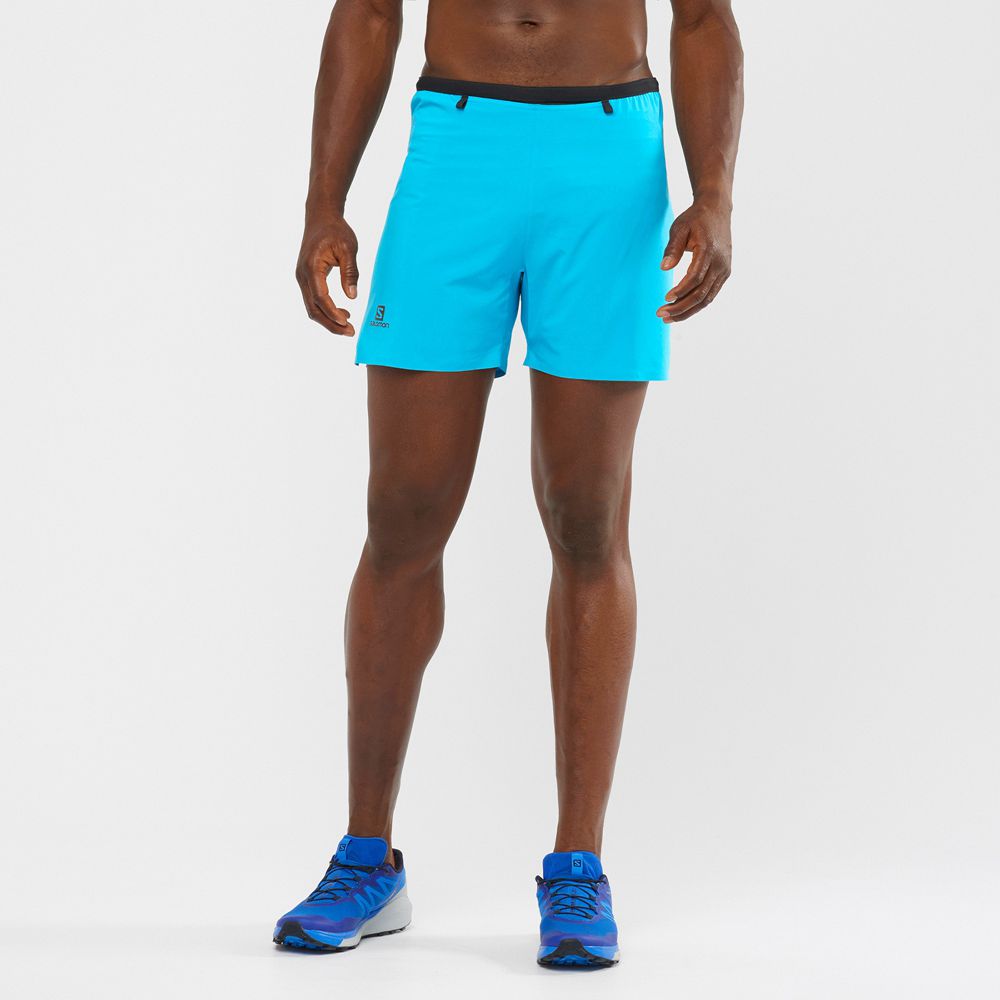 Salomon Shorts Herre Turkis - SENSE 5 (NCAOX-4213)